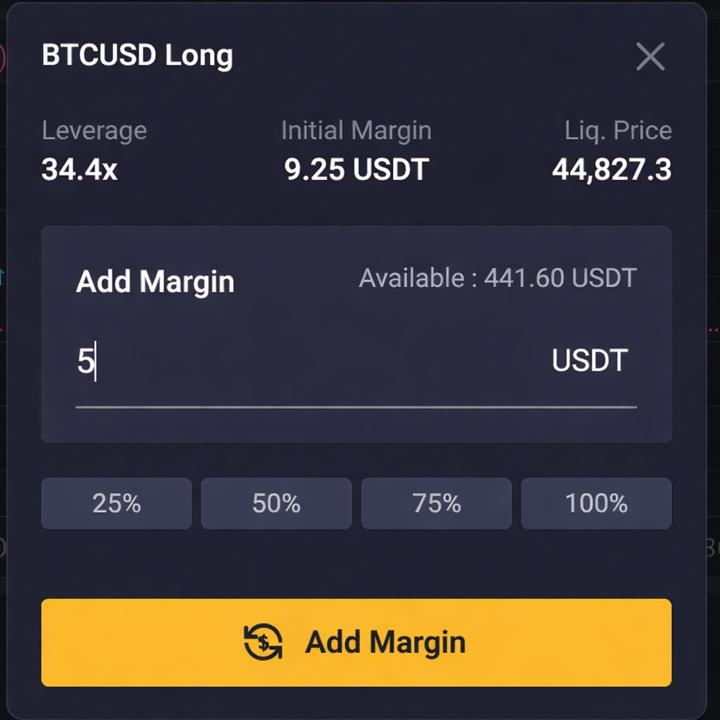 Add Margin Interface